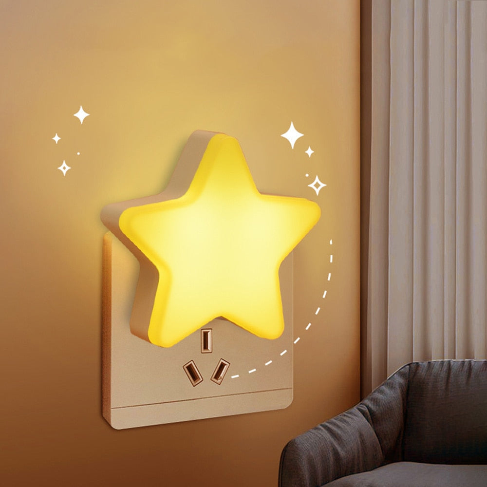 Star Shape LED Night Light PLUG IN Extraspoiled