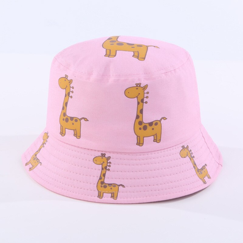 Children Bucket Hat  With A Giraffes