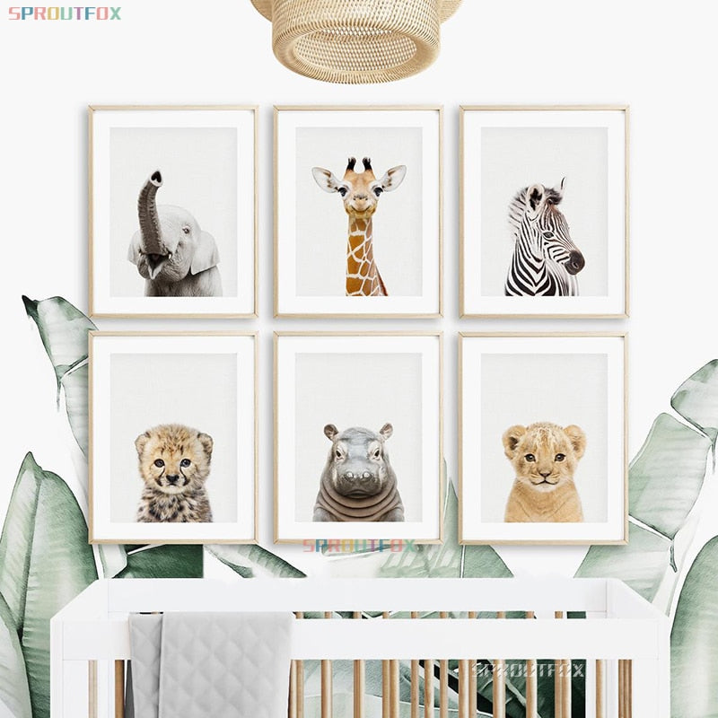 Nursery room animal Poster